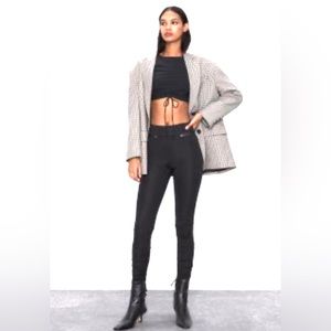 NEW Zara Power Stretch Leggings With Gathered Hems Medium 4432 158 800
